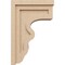 Ekena Millwork 7"W x 14"D x 21"H Classic Highland Rough Cedar Woodgrain TimberThane Corbel, Primed Tan CORUR07X14X21HLDRCPR - alternate 4
